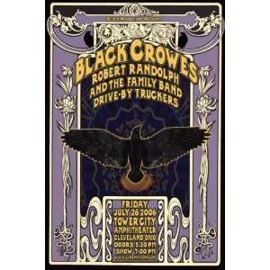  Black Crowes Drive By Truckers Cleveland Concert Poster 