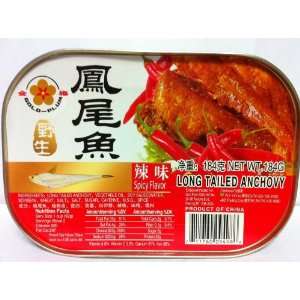 LONG TAILED ANCHOVY [SPICY] 1x184G  Grocery & Gourmet Food