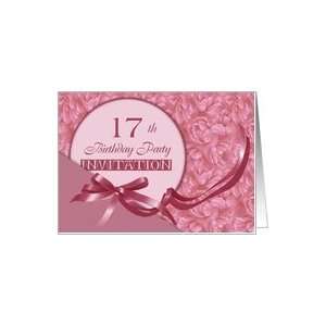  17th Birthday Party Invitation. Romantic Roses Card Toys 