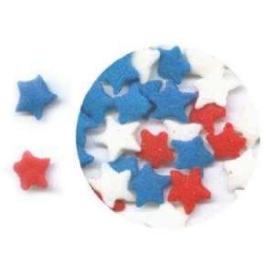 Red, White And Blue Star Sprinkles/Quins  Grocery 