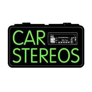  Car Stereos Backlit Lighted Imitation Neon Sign
