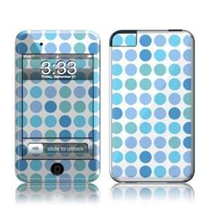 Dots Turquoise Design Apple iPod Touch 1G (1st Gen) Protector Skin 