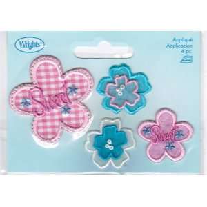  Wrights® Appliques Iron on Sweet with Flowers Arts 