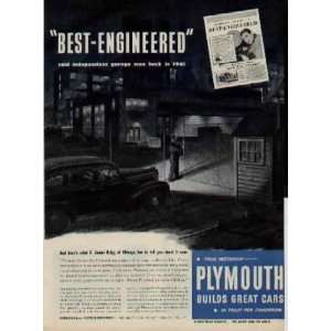   trouble free life. .. 1945 Plymouth War Bond Ad, A2788: Everything