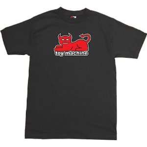  Toy Machine T Shirt Devil Cat [Large] Black Sports 