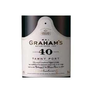  1940 Graham Porto 40 Year Tawny 750ml: Grocery & Gourmet 