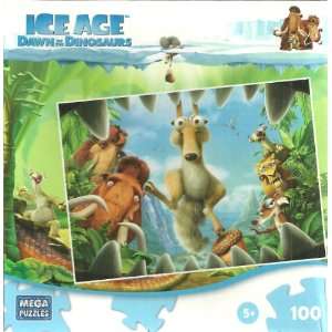  Ice Age Dawn of the Dinosaurs Jaws 100 Piece Puzzle: Toys 