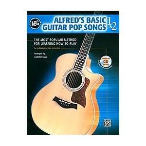 Alfred Basic Guitar Pop Songs 1 and 2 (Book/CD): Musical 