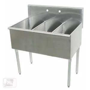  Advance Tabco 4 3 36 X 36 Three Compartment Sink   400 