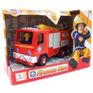   Die Cast Fireman Sam Jupiter Fire Engine With Sound: Toys & Games