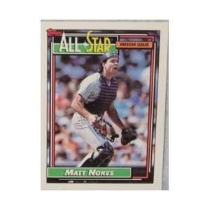  1992 Topps Micro #404 Matt Nokes AS 