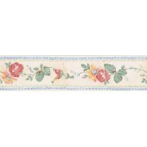 Brewster 418B163 Borders and More String Along Floral Wall Border, 5 
