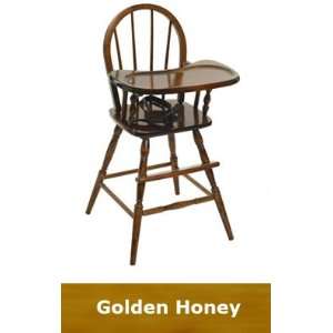  Rochelle Windsor Wooden High Chair Finish: Golden Honey 