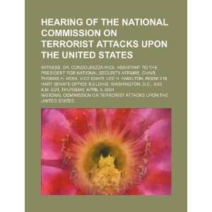  Hearing of the National Commission on Terrorist Attacks 