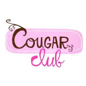   : Hallmark  Shoebox Cougar Club Iron On Transfer: Office Products