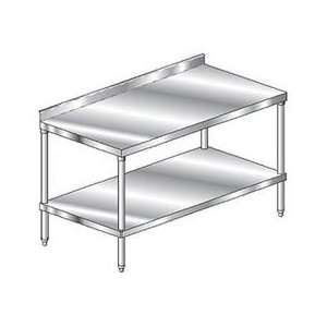  Premium Workbench 2 3/4 Backsplash Ss Undershelf 60W X 