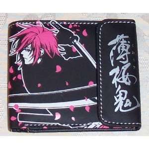    HAKUOUKI Bi Fold Black WALLET Anime Imported: Everything Else