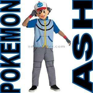 Pokemon ASH Child Halloween Costume M Medium 8  