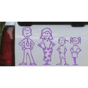  Purple 20in X 32.8in    Stick Family Stick Family Car Window 