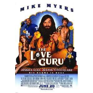 Love Guru Reg Double Sided Original Movie Poster 27x40 