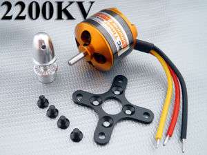 2200KV RC Outrunner Brushless Motor 2826 6 Free Mounts  