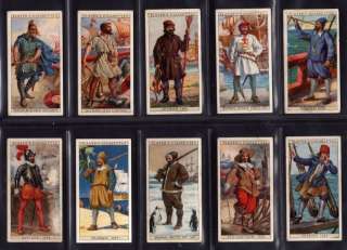 PLAYERS   HISTORY OF NAVAL DRESS   FULL SET CIGARETTE CARDS   1930 