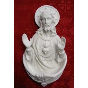  SACRED HEART OF JESUS HOLY WATER FONT: Home & Kitchen