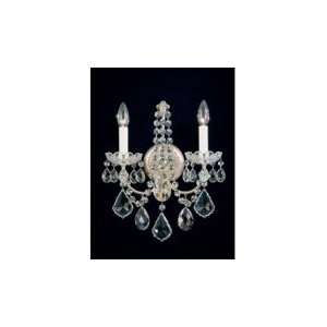 Schonbek 3651 82SH New Orleans 2 Light Wall Sconce in Tourmaline with 
