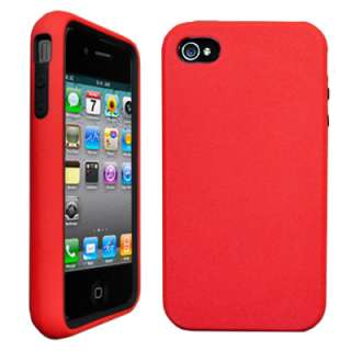 HYBRID RED WITH BLACK INSERT HYBRID CASE FOR THE iPHONE 4