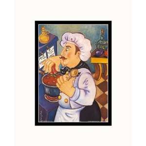 La Salsa Speciale del Chef Pre Matted Poster Print by Holly Wojahn 