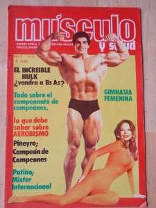 MUSCULO Y SALUD muscle magazine/Lou Ferrigno 11 79  