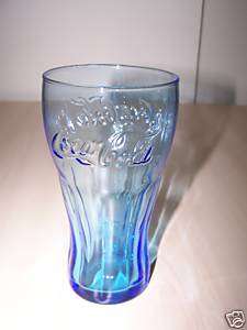 2008 Rare Coca Cola Ramadan Blue Glass From Turkey 11  