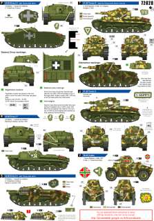 72 Bison Decals WWII Hungarian Tank Markings 72028  