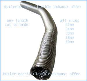 24mm exhaust Stainless Steel for Eberspacher, Webasto  