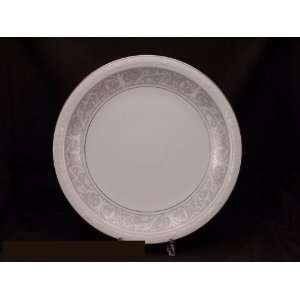  Mikasa White Lace #5454 Round Platter: Kitchen & Dining