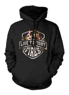 Live To Fire Fire Fighter Pride Wild Life Professional Cool Hoodie 