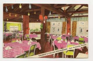   Valerios Italian Restaurant & TX Zoo Zebra Postcard Lot of 2  