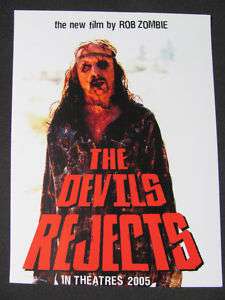 DEVILS REJECTS Rob Zombie Case Man Movie Sticker  