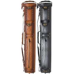  Instroke Tooled Pool Cue Case 3x7: Sports & Outdoors