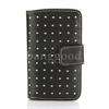 White Dot Flip PU Leather Card Holder Wallet Case Pouch Cover For 