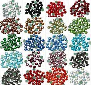 1440 10 gross SS10 3mm Color Hotfix Rhinestones   Pick Your Color 