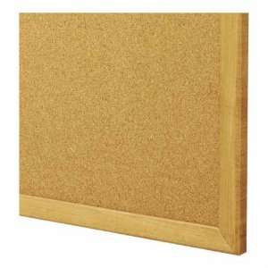  o Quartet o   Cork Board, 1 3/4 Frame Face, 5x3, Oak 