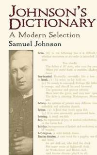 BARNES & NOBLE  Samuel Johnsons Dictionary: Selections from the 1755 
