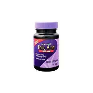  Folic Acid 400 mcg   Supports Tissue Health, 100 tabs 