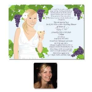 4017 Vinyard Wedding Shower Invitations Health & Personal 