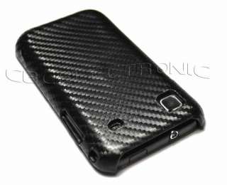 Black carbon fiber hard case for Samsung i9000 Galaxy S  
