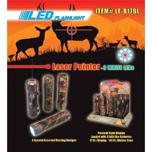  8 Led Flashlight / Laser Pointer, Camouflage Electronics