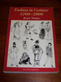 Fashion in Costume 1200 2000 Joan Nunn   SC  