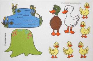 Five Little Ducks Felt Flannel Board Set  