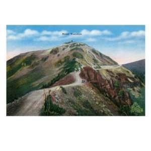  View of Mount Washburn, Yellowstone National Park, Wyoming Travel 